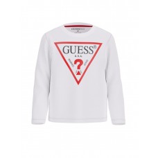 GUESS μπλούζα παιδική N84I24K8HM0-G011 λευκή